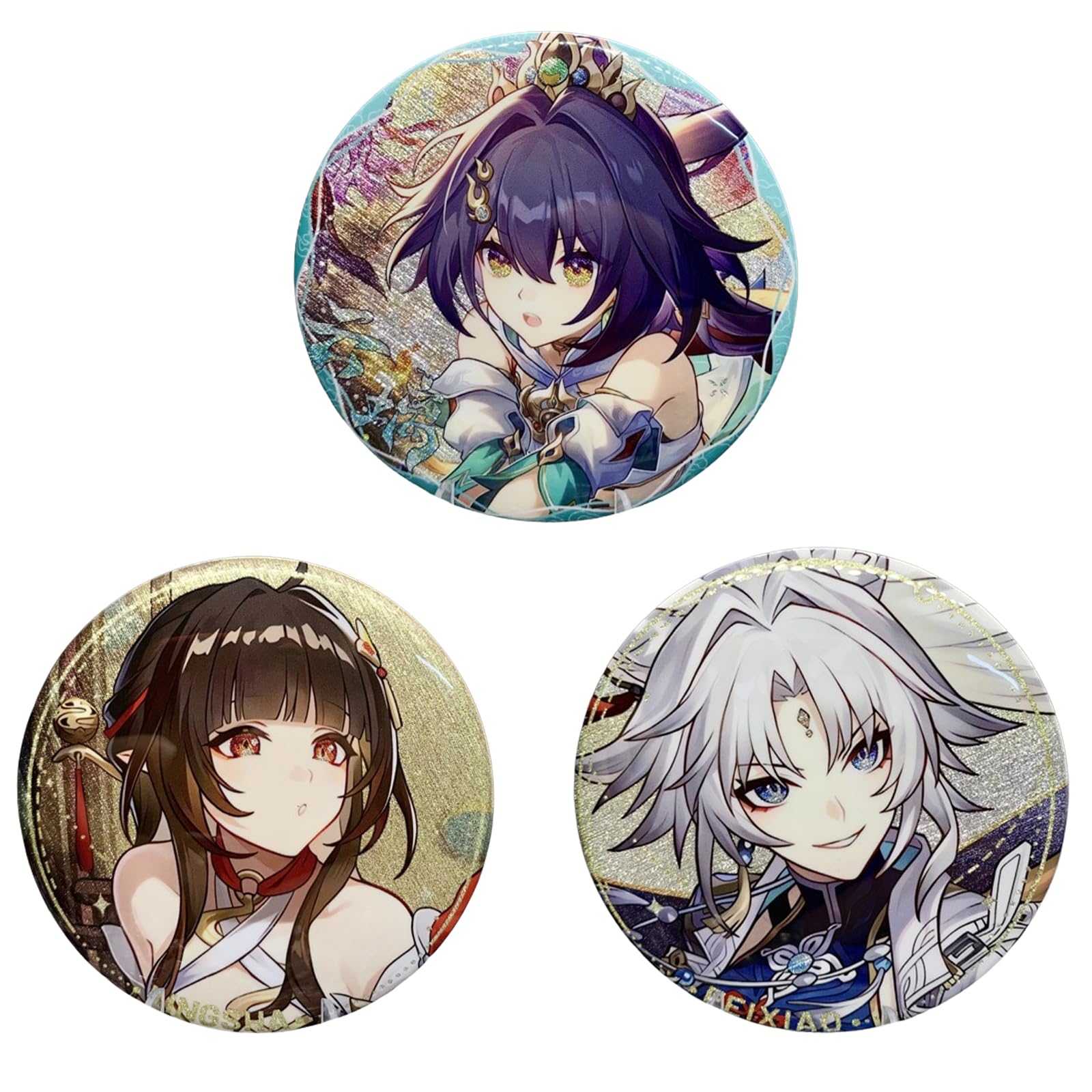 Amazon.co.jp: 崩壊 スターレイル 雲璃 飛霄 霊砂 缶バッジ